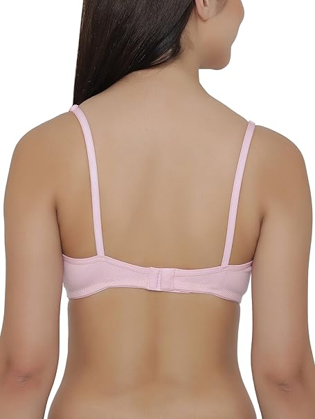 Women’s Non-Padded Cotton-Blend Full-Cup Bra – Clovia
